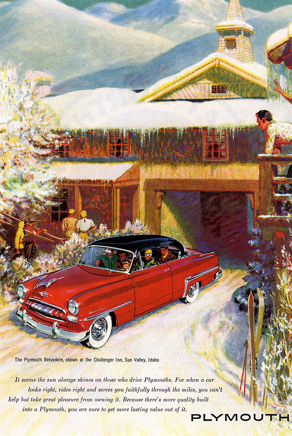 1953 Plymouth Auto Advertising